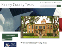 Tablet Screenshot of co.kinney.tx.us